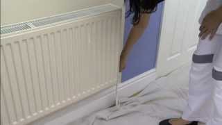 How To Wallpaper Around a Radiator [upl. by Aubry]