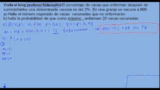 Aproximación de binomial a normal 12 corrección yates continuidad ejercicio [upl. by Chud489]