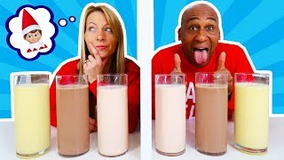 TWIN TELEPATHY MILKSHAKE CHALLENGE Parents Edition [upl. by Rayle]