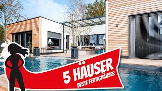 TOP 5 Die besten Fertighäuser 2020  Hausbau Helden [upl. by Wolford]