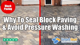 How Sealing Benefits Block Paving and Why Not To Pressure Wash Driveways Pt2 [upl. by Heinrich]