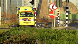 Compilatie hulpdiensten A1Prio1 Dordrecht Ambulance Politie [upl. by Ling544]