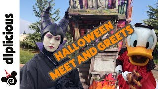 Jafar Villain Meet and Greet at Disneyland Paris During Halloween Time 2016 Disneys Aladdin [upl. by Leterg]