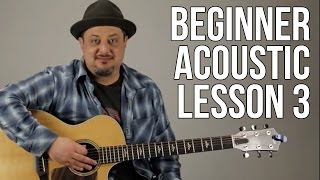 Beginner Acoustic Guitar Lesson 3  The G Major Chord [upl. by Lorinda706]