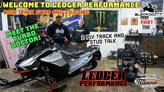 2024 SkiDoo Renegade XRS 900R Turbo Track Swap amp First Rip  Meet Chris from Ledger Performance [upl. by Ingvar]