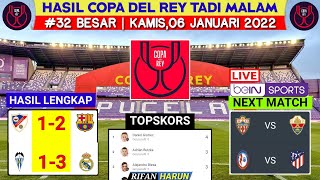 Hasil Copa Del Rey Tadi Malam  Linares vs Barcelona  Alcoyano vs Real Madrid  Bola Tadi Malam [upl. by Einafit72]