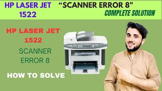 HP Laserjet M1522n quotScanner Error 8quot solution in 2024 printer laserjet world [upl. by Ezri]