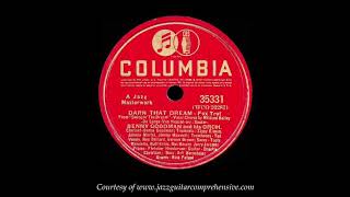 Benny Goodman w Mildred Bailey 1939 FIRST RECORDING DARN THAT DREAM [upl. by Aicila212]