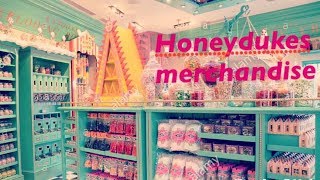 Harry Potter studio tour London  giftshop walk through series Honeydukes [upl. by Anirbas258]