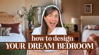 Easy DESIGN TIPS for creating your DREAM BEDROOM [upl. by Sokcin553]