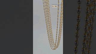 Latest 24 inch Pearl Chain dailywear impon pearl model chain onlineshopping [upl. by Hiamerej]