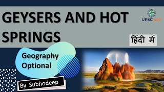 Geysers and Hot Springs  Geography [upl. by Ahtnams]