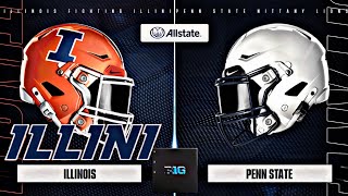 Fighting Illini vs Penn State EA College Football 25 4K [upl. by Aniar]