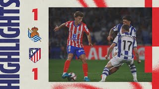 HIGHLIGHTS  Real Sociedad 11 Atlético de Madrid  LaLiga  Jornada 9  Temporada 20242025 [upl. by Deidre826]