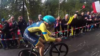 SykkelVM Bergen2017 Time Trial MtFløyen [upl. by Lleryd852]