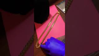 Jaxxon 5mm Cuban Link Gold Chain 22 inch  1 Review [upl. by Ettigirb]