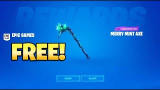 How To Get MINTY PICKAXE for FREE in Fortnite Chapter 5 Season 2 [upl. by Oilegor]