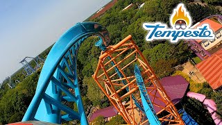 Tempesto 4K Front Seat POV  Busch Gardens Williamsburg [upl. by Robbyn605]