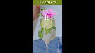 Easy Hugo Spritz Recipe 🌺🥂 [upl. by Zealand740]