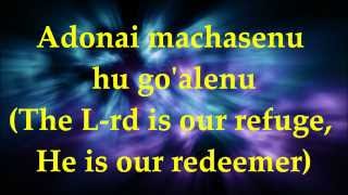 Adonai Machasenu  Lyrics and Translation [upl. by Calandra]