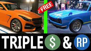 GTA 5  Event Week  TRIPLE MONEY  NEW CAR Bike Vehicle Discounts amp More [upl. by Neirbo]