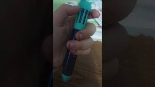 Opening a new pen ASMR but with music [upl. by Lewendal]