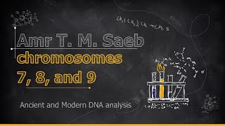 Amr T Saeb chromosome 7 8 and 9 Ancient DNA analysis aDNA Genealogy Genomelink MTA YDP LDNA [upl. by Einwahr37]