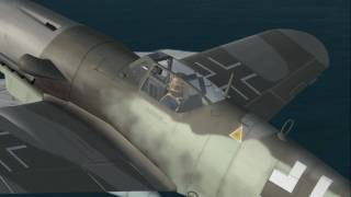 Messerschmitt Bf 109 vs Mosquito DH98 Dogfight 1945 FSX [upl. by Weisbart]