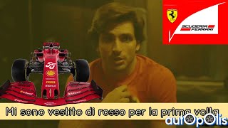 F1 IL MESSAGGIO DI SAINZ ai TIFOSI della FERRARI [upl. by Olegnaid]