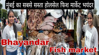 Mumbai Bhayandar Fish Market  wholesale and retail market CHATORI SINGH [upl. by Canice]