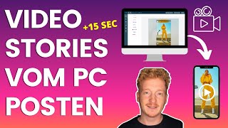 Lange Videos auf Instagram Stories hochladen und vom PC posten 🖥️ [upl. by Fitts]