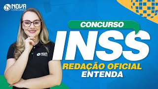 Concurso INSS 2022 REDAÇÃO OFICIAL [upl. by Aynuat]