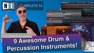 NI Komplete 14  Just The 9 Awesome Drum amp Percussion Instruments [upl. by Solraced914]