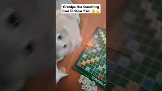 You WONT Believe Grandpas Masterpiece 😂👴 shorts grandpa scrabble [upl. by Phalan318]