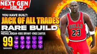 BEST JACK OF ALL TRADES BUILD ON NBA 2K22 RARE BUILD SERIES VOL 14 [upl. by Lhadnek]