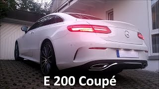 2017 MercedesBenz E 200 AMG  Sports exhaust start up [upl. by Emixam]