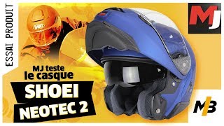 TEST SHOEI NEOTEC 2  Casque haut de gamme  MOTO JOURNAL [upl. by Aerbua301]