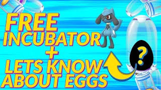 How to get free incubator in Pokemon Go  Incubator Pokemon go  Rare Pokemons [upl. by Aicined]