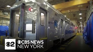 NJ Transit unveils new rail cars [upl. by Lavotsirc646]