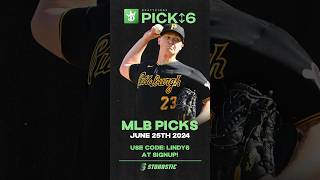 BEST MLB DraftKings Pick 6 Plays Today 🔥 MLB Picks amp Predictions  Tuesday 6252024 [upl. by Christan81]