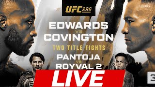 UFC 296 POSTFIGHT PRESS CONFERENCE Edwards vs Covington  LIVE STREAM [upl. by Gibun]