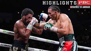 Benavidez vs Andrade HIGHLIGHTS November 25 2023  PBC on Showtime PPV [upl. by Zilada384]