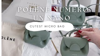 Polene Numero Un Micro Bag Review  What Actually Fits  Unboxing [upl. by Laufer984]