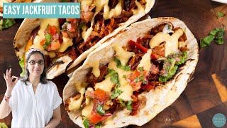 🌮 This is how to cook jackfruit to fall in love with it  JACKFRUIT TACOS [upl. by Nahej]