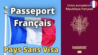 Passeport Français Pays Sans Visa 2023 [upl. by Cogswell]