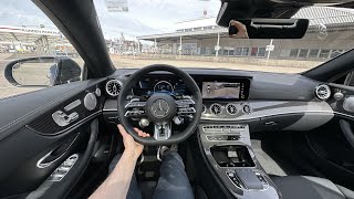 New Mercedes EClass Coupe AMG E 53 2023 Test Drive POV [upl. by Sailesh]