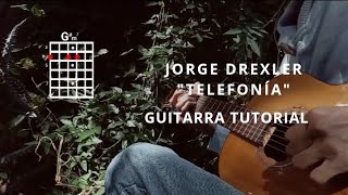 Telefonía  Jorge Drexler Guitarra Tutorial Cover Acordes Y Tablaturas [upl. by Sacks]