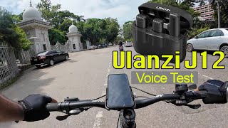 Ulanzi J12 Wireless Microphone voice test [upl. by Swaine786]