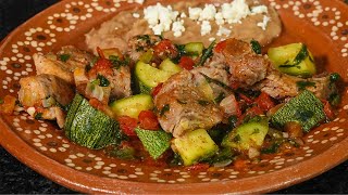 ¡Descubre el Secreto de las Calabacitas con Carne de Puerco [upl. by Avir711]