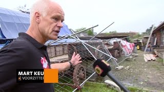 Bouwtenten Brabantsedag Heeze kapot door noodweer [upl. by Siuol]